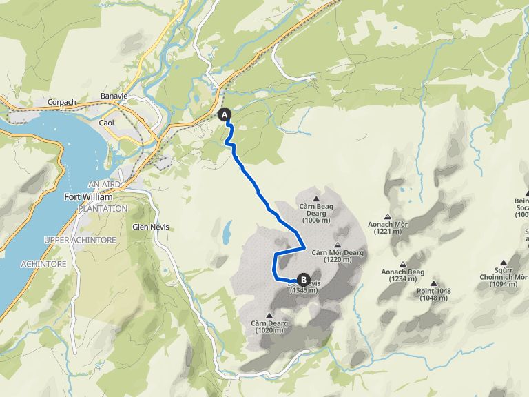 Ben Nevis via the Ledge Route | hike | Komoot